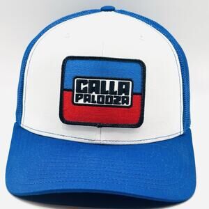 CallaPalooza SnapBack Trucker Hat Cap Red White And Blue Music Festival?